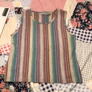 vintage striped tank top